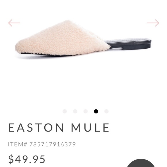 Chinese Laundry Sherpa Easton Mule in Natural / Cream Shearling - Picture 3 of 9